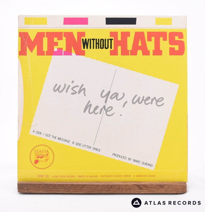 Men Without Hats - I Got The Message - 7" Vinyl Record - VG+/EX