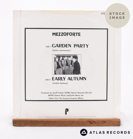 Mezzoforte Garden Party Vinyl Record - Reverse Of Sleeve