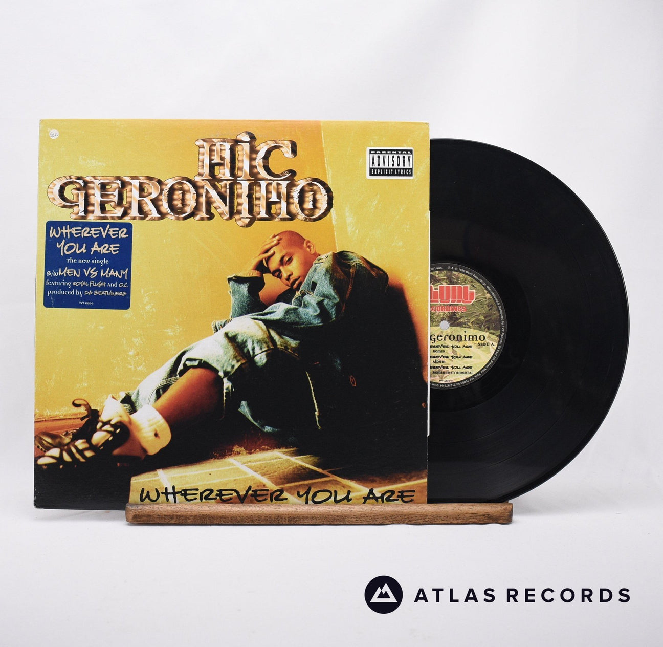 Mic Geronimo Wherever You Are 12" Vinyl Record - Front Cover & Record