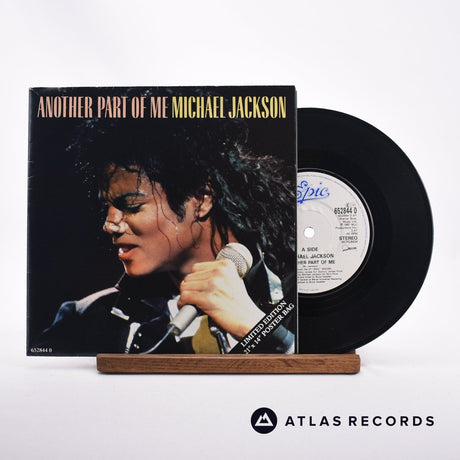 Michael Jackson Another Part Of Me 7" Vinyl Record - Front Cover & Record