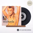 Michaela Strachan H-A-P-P-Y Radio 7" Vinyl Record - Sleeve & Record Side-By-Side