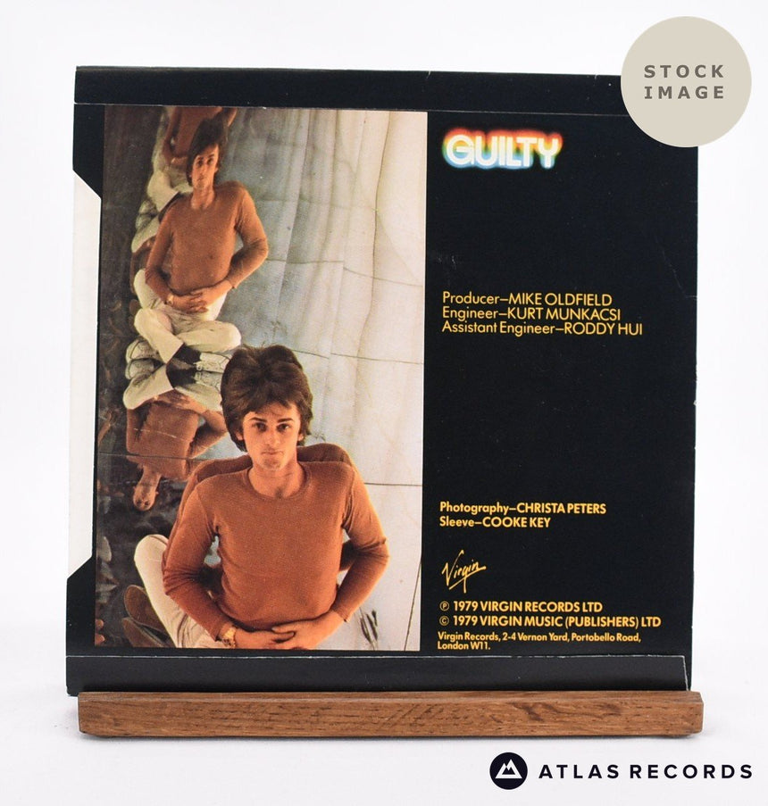 Mike Oldfield Guilty 7" Vinyl Record - Reverse Of Sleeve