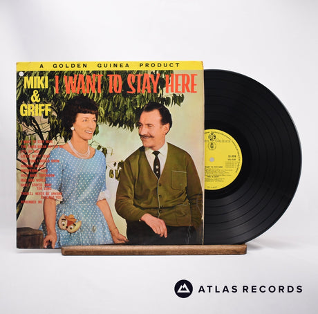 Miki & Griff I Want To Stay Here LP Vinyl Record - Front Cover & Record