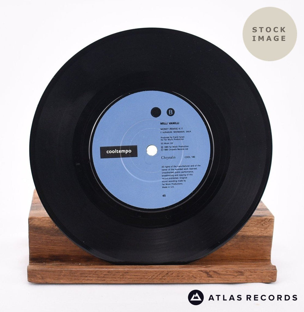 Milli Vanilli Blame It On The Rain Vinyl Record - Record B Side