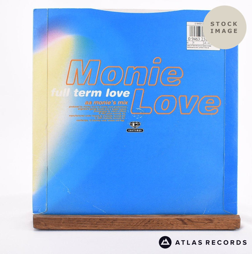 Monie Love Full Term Love 7" Vinyl Record - Reverse Of Sleeve