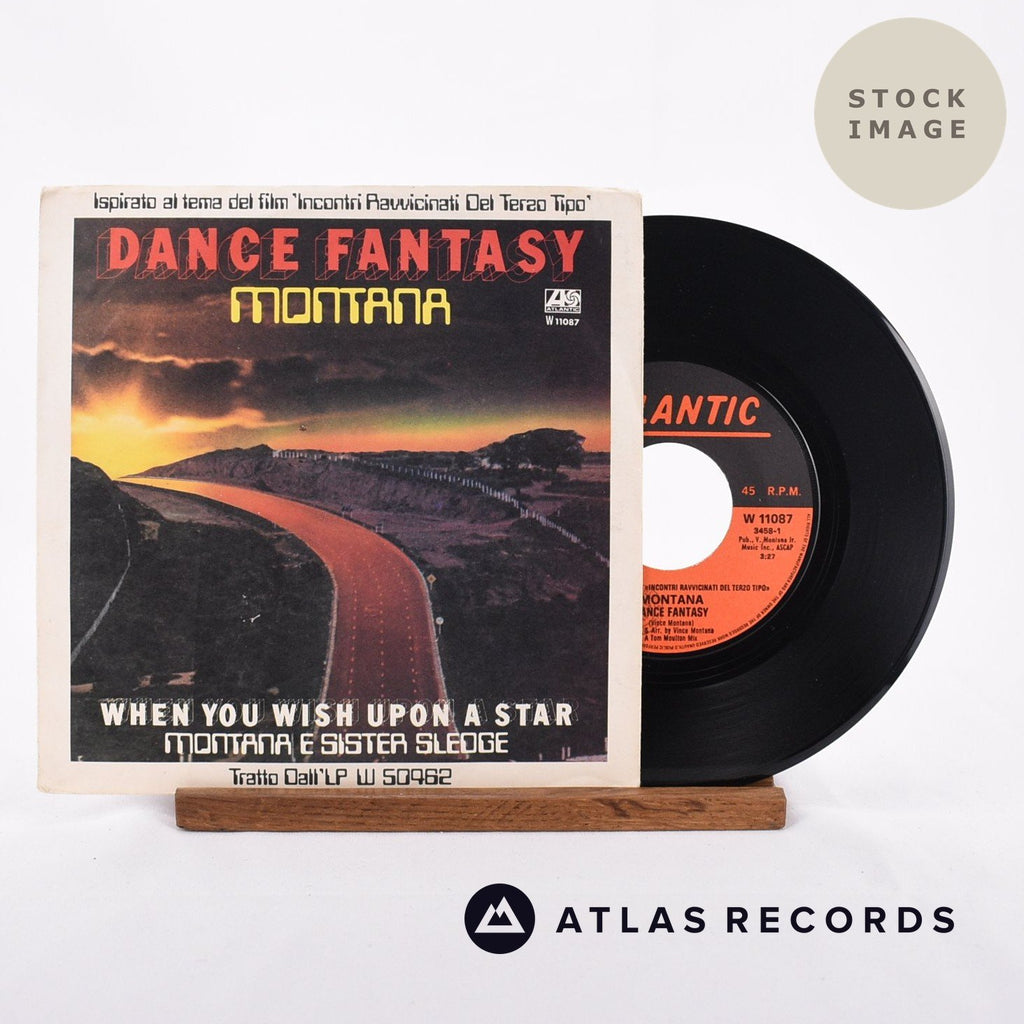 Montana Dance Fantasy 1991 Vinyl Record - Sleeve & Record Side-By-Side
