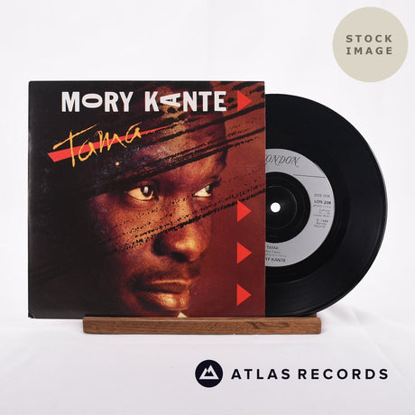 Mory Kanté Tama Vinyl Record - Sleeve & Record Side-By-Side