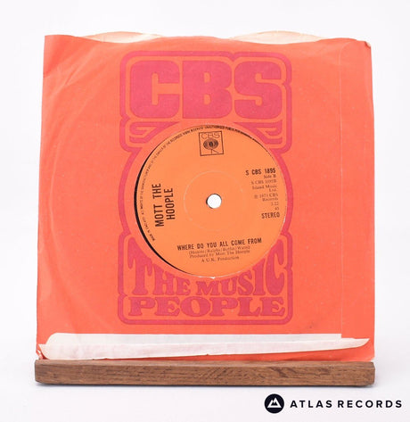 Mott The Hoople - Roll Away The Stone - 7" Vinyl Record - VG+/VG+