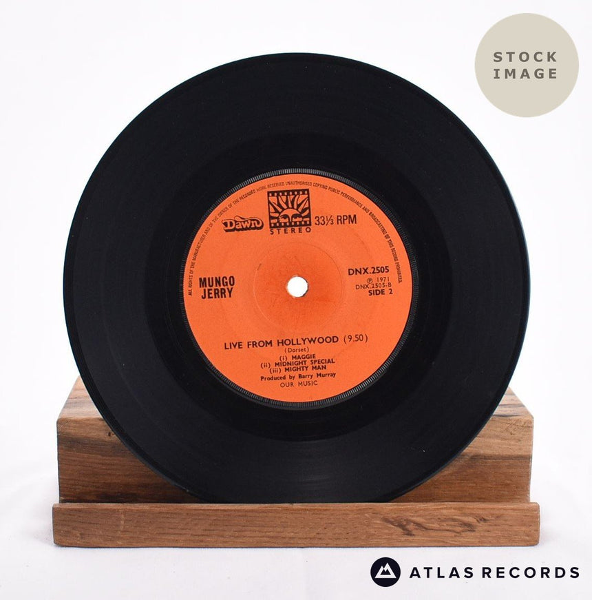 Mungo Jerry Baby Jump Vinyl Record - Record B Side