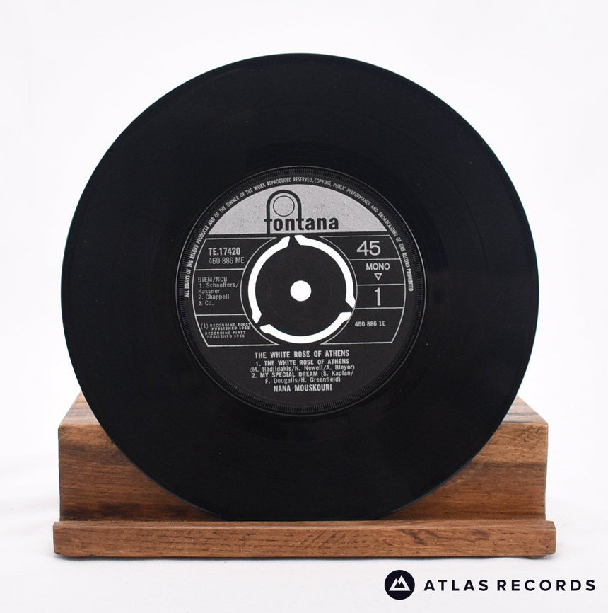 Nana Mouskouri - The White Rose Of Athens - 7" EP Vinyl Record - VG+/VG+