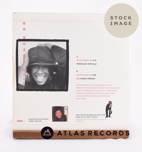 Natalie Cole Wild Women Do 1992 Vinyl Record - Reverse Of Sleeve