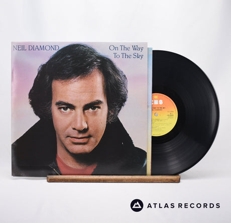 Neil Diamond On The Way To The Sky LP Vinyl Record - Front Cover & Record