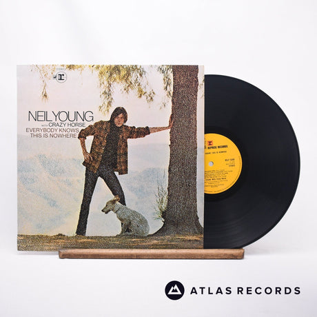 Neil Young Everybody Knows This Is Nowhere LP Vinyl Record - Front Cover & Record