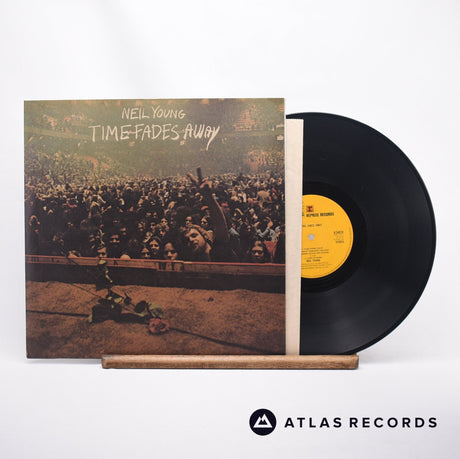 Neil Young Time Fades Away LP Vinyl Record - Front Cover & Record