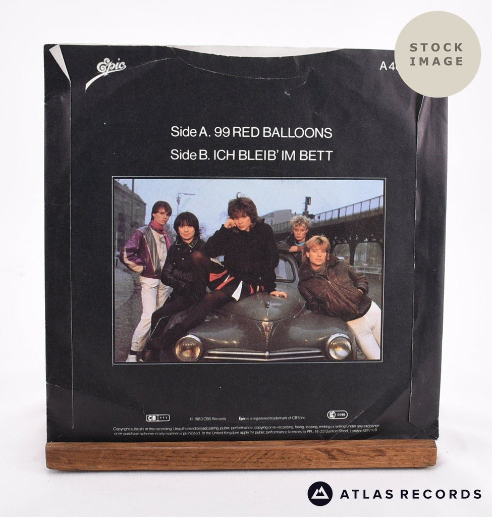 Nena 99 Red Balloons Vinyl Record - Reverse Of Sleeve