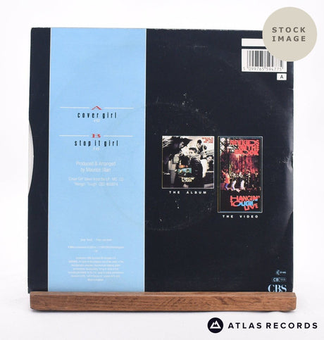 New Kids On The Block Cover Girl 7" Vinyl Record - Reverse Of Sleeve