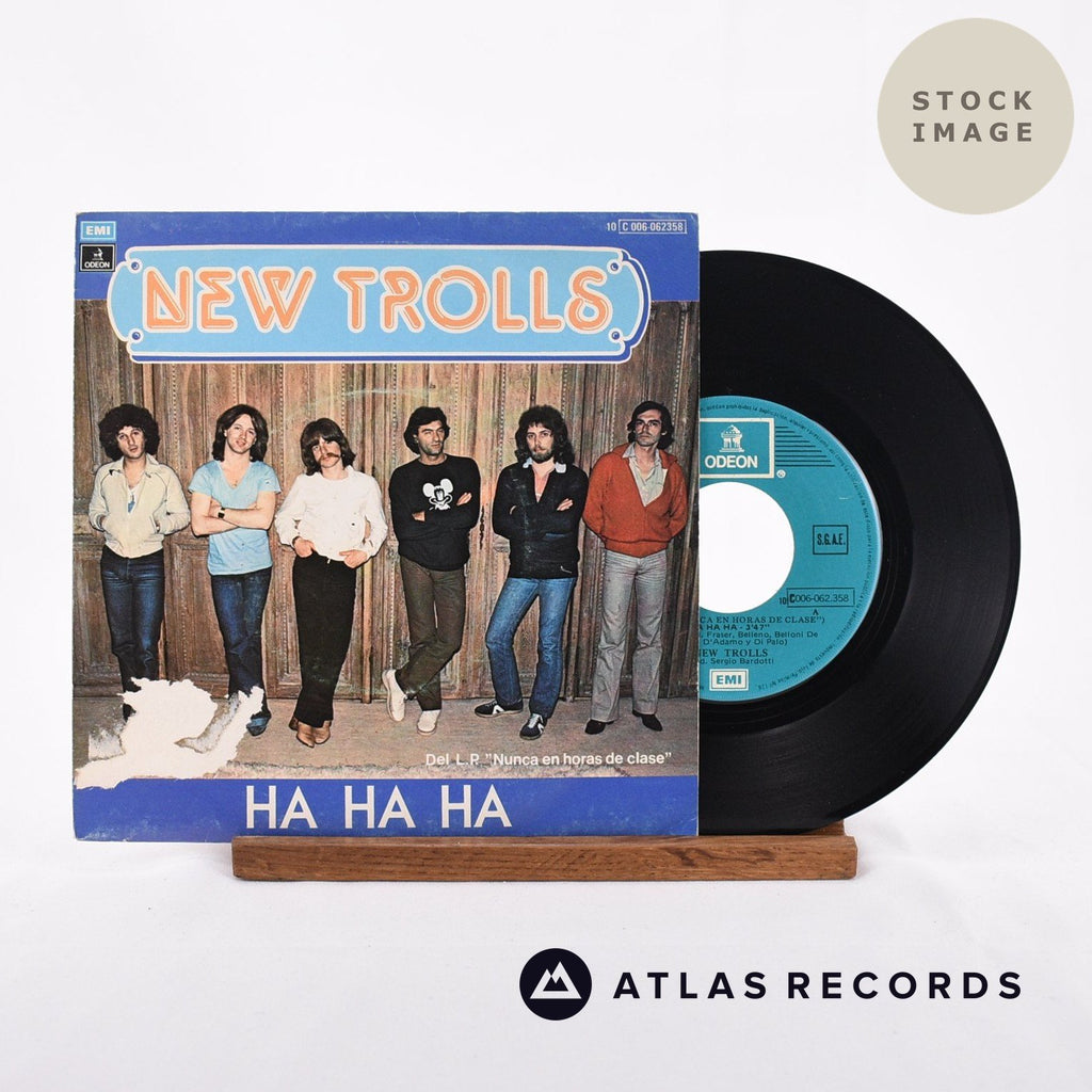 New Trolls Ha Ha Ha Vinyl Record - Sleeve & Record Side-By-Side