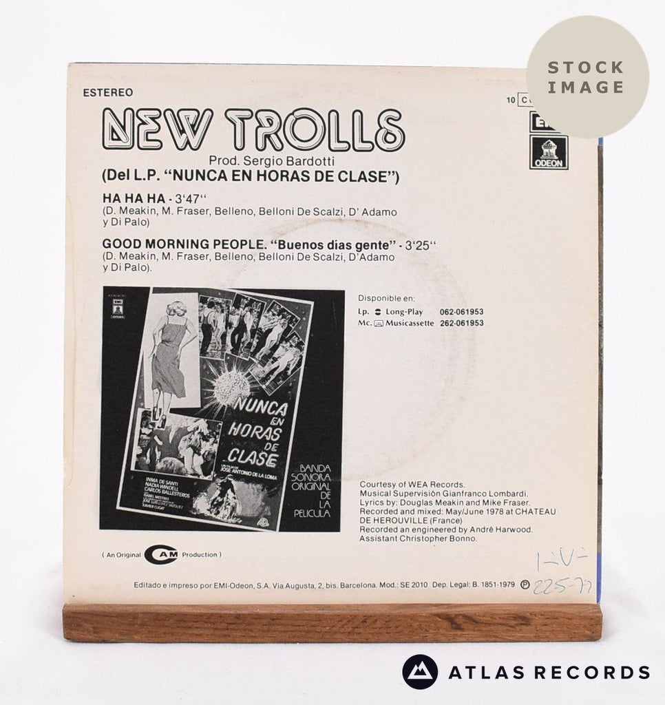 New Trolls Ha Ha Ha Vinyl Record - Reverse Of Sleeve