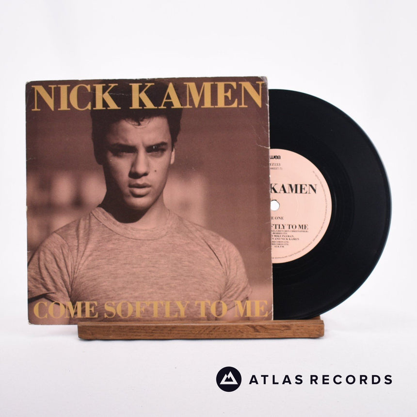 Nick Kamen Come Softly To Me 7" Vinyl Record - Front Cover & Record