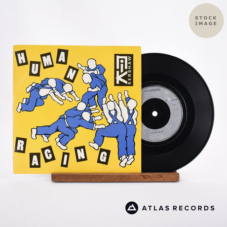 Nik Kershaw Human Racing Vinyl Record - Sleeve & Record Side-By-Side