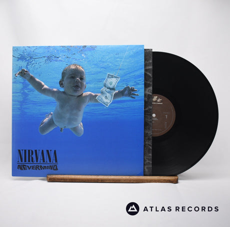 Nirvana Nevermind LP Vinyl Record - Front Cover & Record