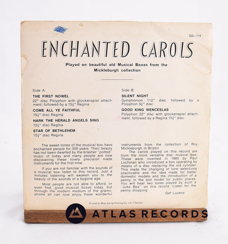 No Artist - Enchanted Carols - 7" Vinyl Record - VG/VG+