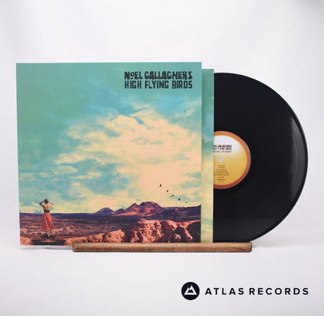 Noel Gallagher's High Flying Birds Who Built The Moon? LP Vinyl Record - Front Cover & Record