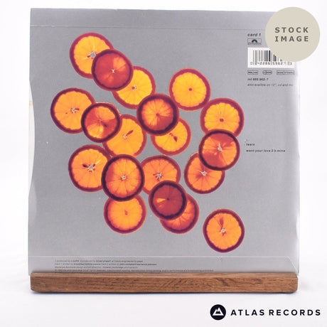 Nu Colours Tears 7" Vinyl Record - Reverse Of Sleeve