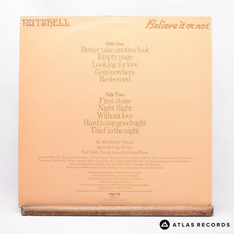 Nutshell - Believe It Or Not - LP Vinyl Record - VG+/VG+