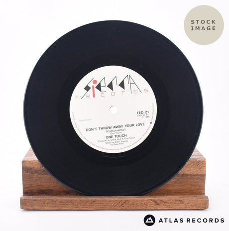 One Touch Don't Throw Away Your Love 7" Vinyl Record - Record B Side
