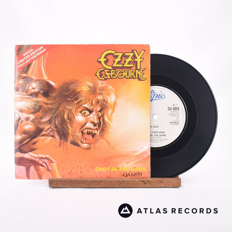 Ozzy Osbourne Shot In The Dark 7" Vinyl Record - Front Cover & Record