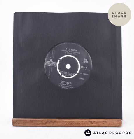 P.J. Proby Maria 7" Vinyl Record - Reverse Of Sleeve
