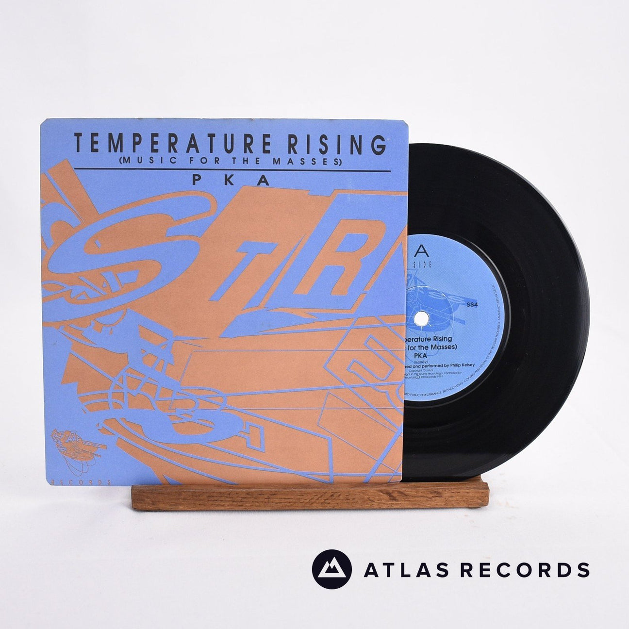 PKA Temperature Rising 7" Vinyl Record - Front Cover & Record