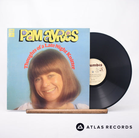 Pam Ayres Thoughts Of A Late-Night Knitter LP Vinyl Record - Front Cover & Record