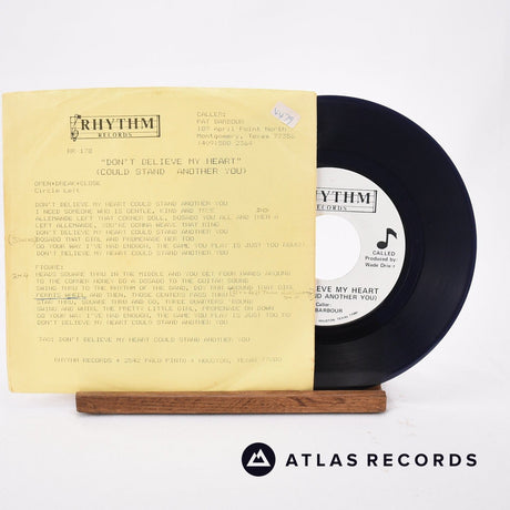 Pat Barbour Don't Believe My Heart 7" Vinyl Record - Front Cover & Record