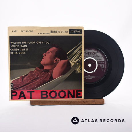 Pat Boone Easy 7" Vinyl Record - Front Cover & Record