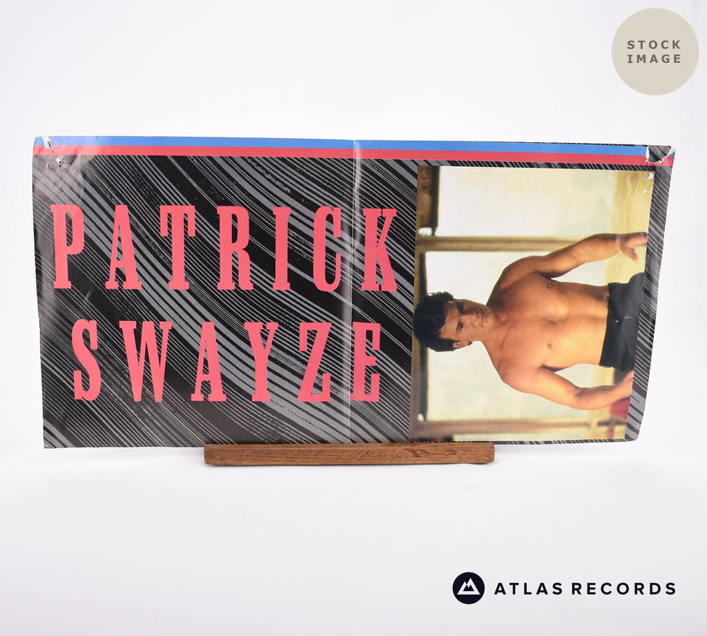 Patrick Swayze She's Like The Wind 1988 Vinyl Record - Reverse Of Sleeve