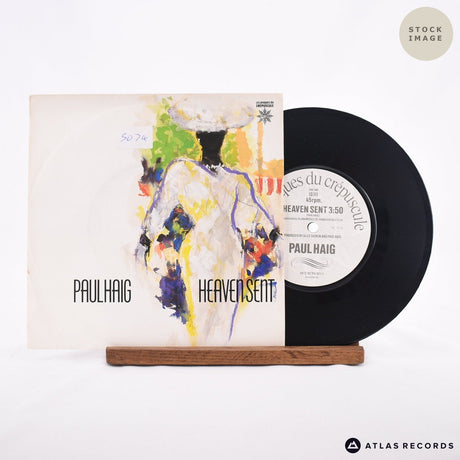 Paul Haig Heaven Sent Vinyl Record - Sleeve & Record Side-By-Side