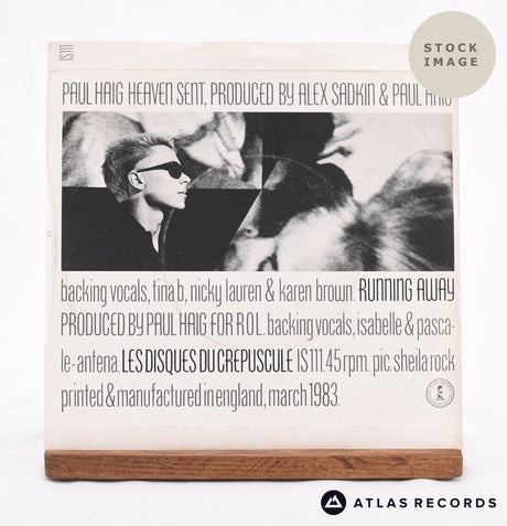 Paul Haig Heaven Sent Vinyl Record - Reverse Of Sleeve