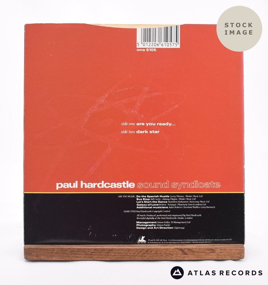 Paul Hardcastle Are You Ready... 7" Vinyl Record - Reverse Of Sleeve