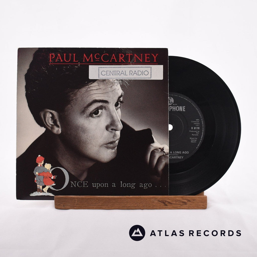 Paul McCartney Once Upon A Long Ago 7" Vinyl Record - Front Cover & Record