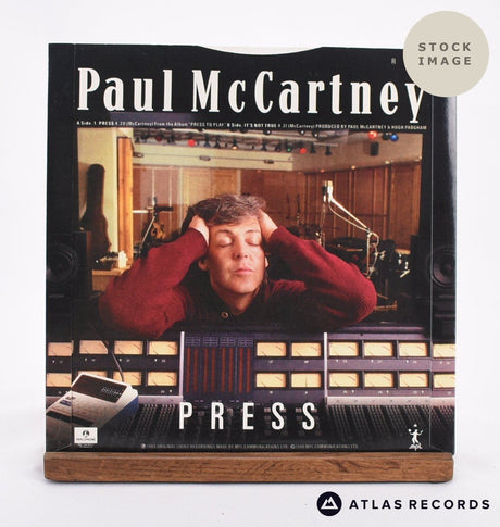 Paul McCartney Press Vinyl Record - Reverse Of Sleeve