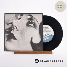 Paul Rutherford That Moon 7" Vinyl Record - Sleeve & Record Side-By-Side