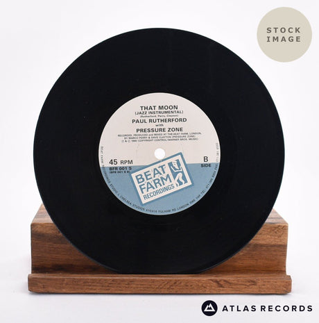 Paul Rutherford That Moon 7" Vinyl Record - Record B Side