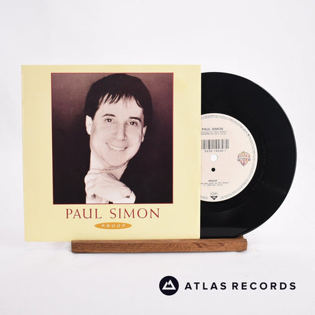 Paul Simon Proof 7" Vinyl Record - Front Cover & Record