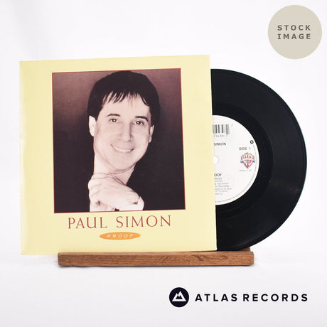 Paul Simon Proof 7" Vinyl Record - Sleeve & Record Side-By-Side