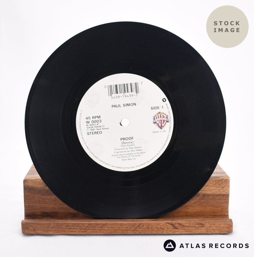 Paul Simon Proof 7" Vinyl Record - Record A Side