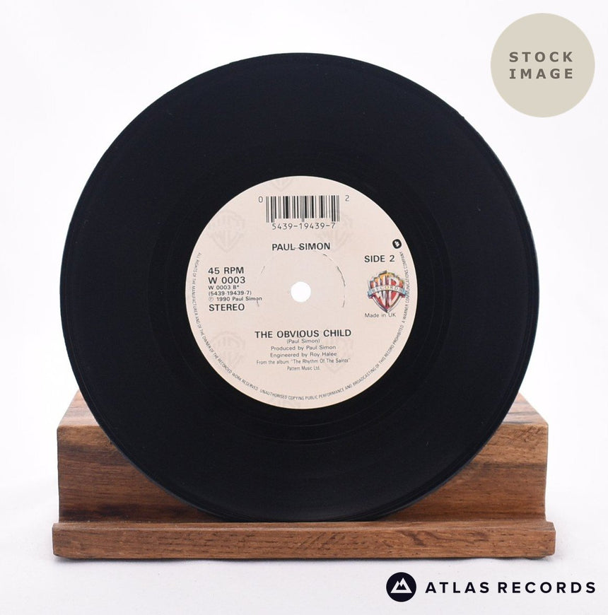 Paul Simon Proof 7" Vinyl Record - Record B Side