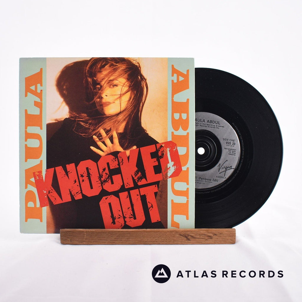 Paula Abdul Knocked Out 7" Vinyl Record - Front Cover & Record