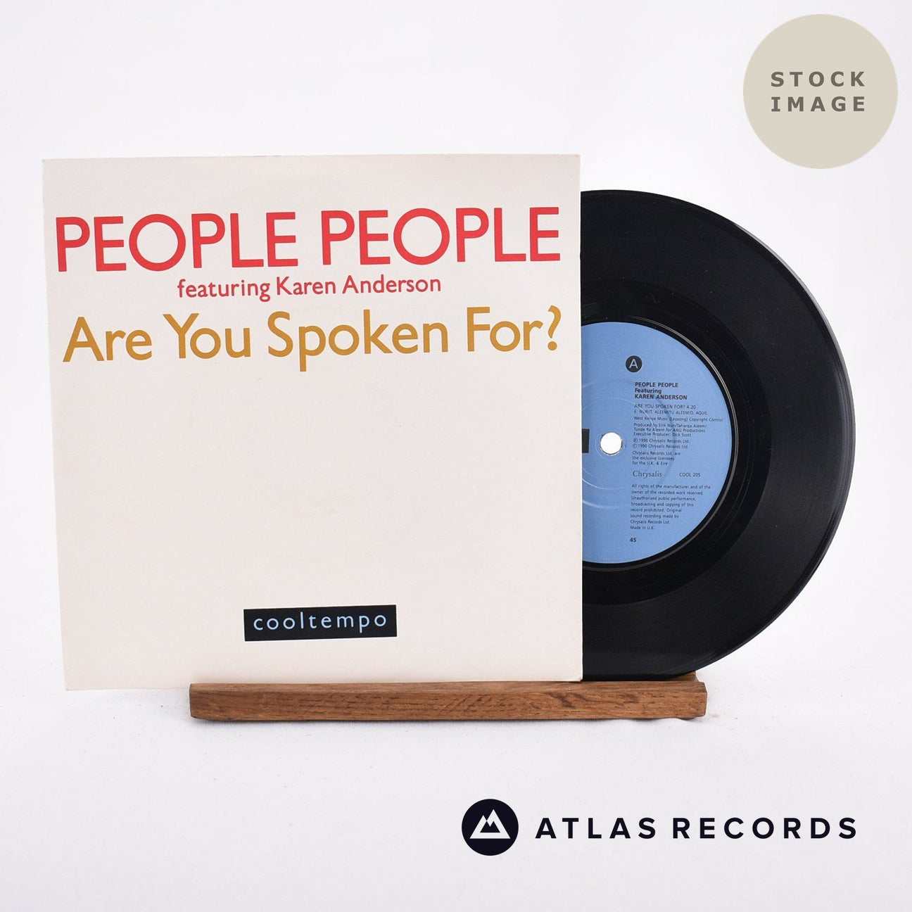 People People Are You Spoken For? Vinyl Record - Sleeve & Record Side-By-Side